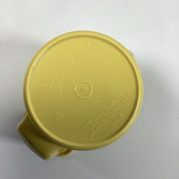 Vintage Tupperware Sugar Creamer Container Set Harvest Gold USA 574 577 - Picture 11 of 13